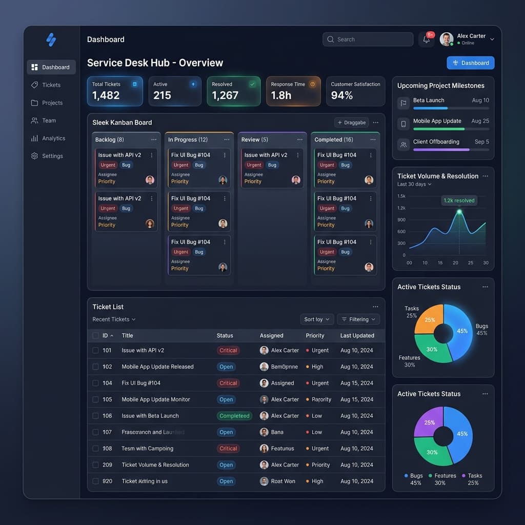 Ticket Dashboard